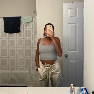 banana republic wide leg crop pants